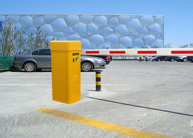 Κίτρινη/άσπρη 80W αυτόματη πύλη εμποδίων βραχιόνων για το έλεγχο προσπέλασης χώρων στάθμευσης/κυκλοφορίας