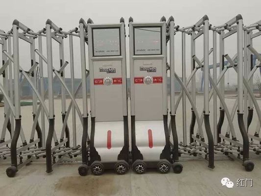 Η Trackless αυτόματη διπλώνοντας πύλη αλουμινίου με μόνο ευθυγραμμίζει τη μηχανή