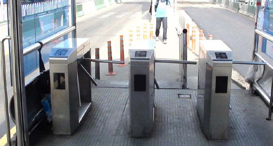 Μαγνητικό σύστημα ελέγχου προσπέλασης περιστροφικών πυλών τρίποδων στάσεων λεωφορείου, μισό - αυτόματος